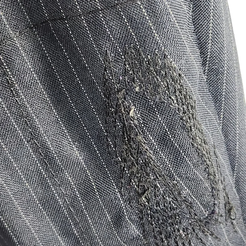 JoS A. Bank Black w/Pinstripes Two Button Suit Jacket See Measurements for Size
